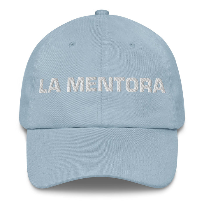 La Mentora The Mentor Mexican Spanish Pride Gift Regalo Dad Hat Mexicada Light Blue