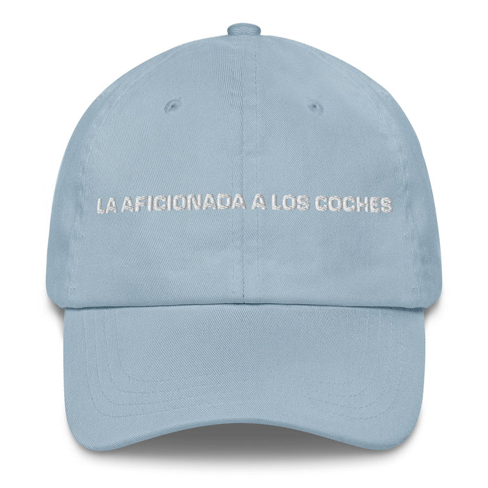 La Aficionada A Los Coches The Car Enthusiast Mexican Spanish Pride Gift Regalo Dad Hat Mexicada Light Blue