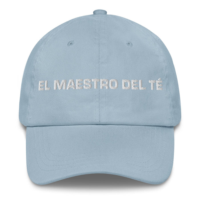 El Maestro Del Té The Tea Master Mexican Spanish Pride Gift Regalo Dad Hat Mexicada Light Blue