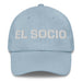 El Socio The Partner Mexican Spanish Pride Gift Regalo Dad Hat Mexicada Light Blue