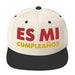 Embroidered Es Mi Cumpleanos It's My Birthday Funny Party Supplies Snapback Hat Mexicada Natural/ Black