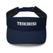 Embroidered Teikirisi - Take It Easy Funny Spanish Saying Phrase Slang Visor Mexicada Navy