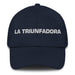 La Triunfadora Triumphant One Mexican Spanish Pride Gift Regalo Dad Hat Mexicada Navy