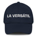 La Versátil The Versatile One Mexican Spanish Pride Gift Regalo Dad Hat Mexicada Navy