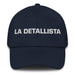 La Detallista The Detail-Oriented One Mexican Spanish Pride Gift Regalo Dad Hat Mexicada Navy