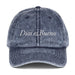 Dios es Bueno God is Good All Religion Have Faith Christian Catholic Vintage Cotton Twill Cap Mexicada Navy