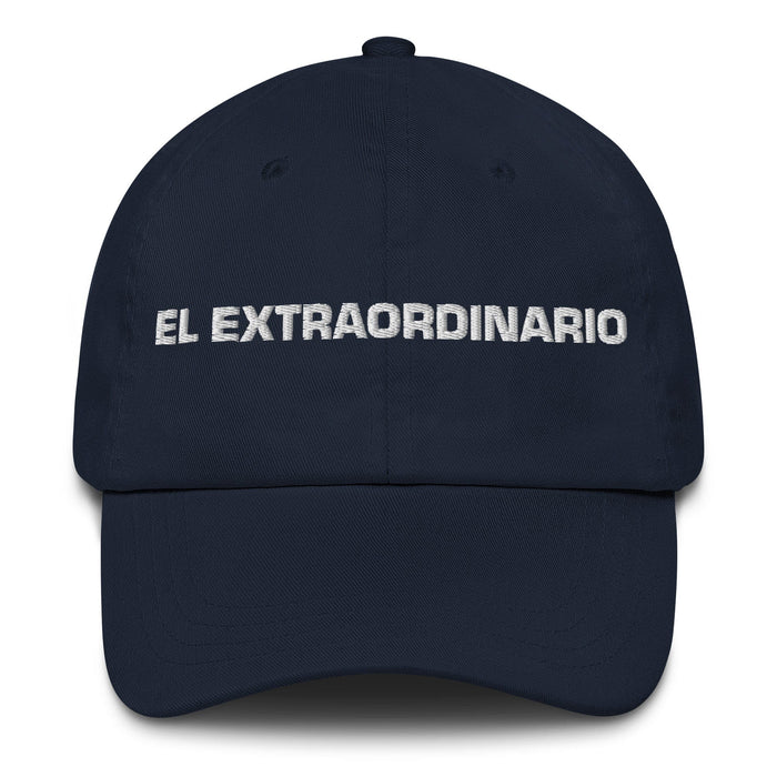 El Extraordinario The Extraordinary One Mexican Spanish Pride Gift Regalo Dad Hat Mexicada Navy