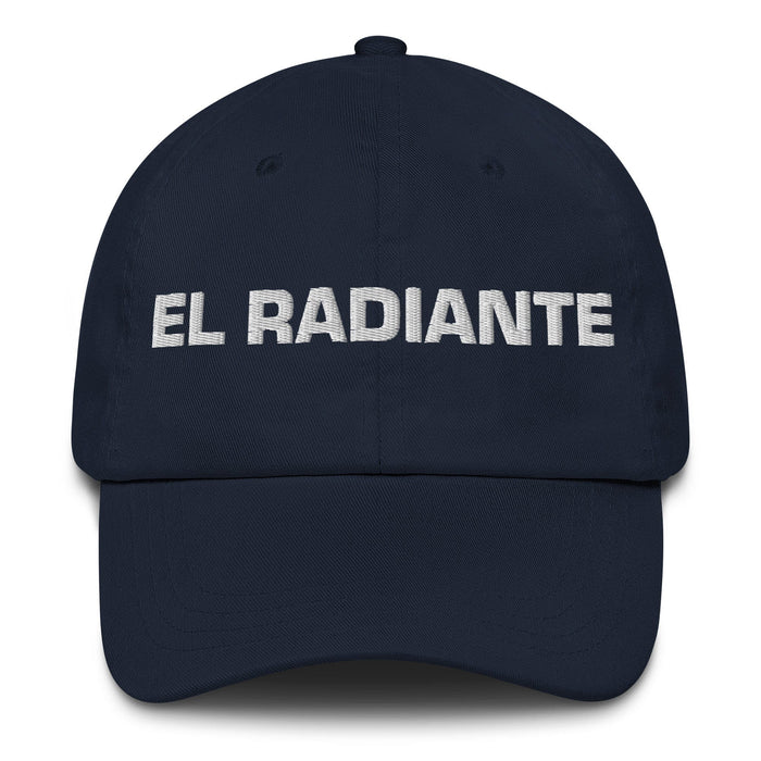 El Radiante The Radiant One Mexican Spanish Pride Gift Regalo Dad Hat Mexicada Navy