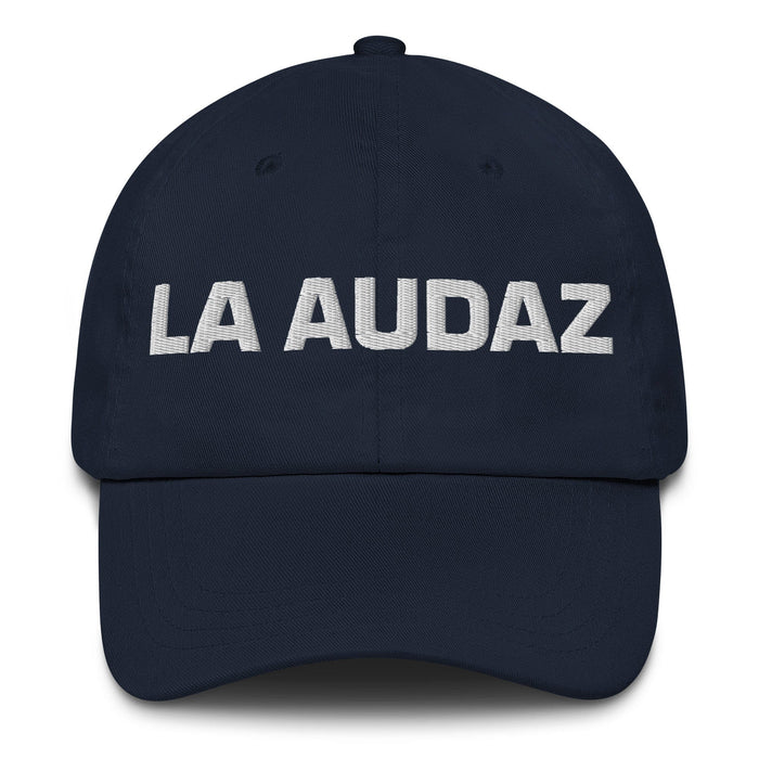 La Audaz The Bold One Mexican Spanish Pride Gift Regalo Dad Hat Mexicada Navy