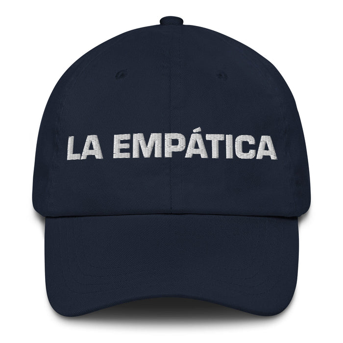 La Empática The Empathetic One Mexican Spanish Pride Gift Regalo Dad Hat Mexicada Navy