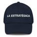 La Estratégica The Strategic One Mexican Spanish Pride Gift Regalo Dad Hat Mexicada Navy