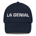 La Genial The Genius Mexican Spanish Pride Gift Regalo Dad Hat Mexicada Navy