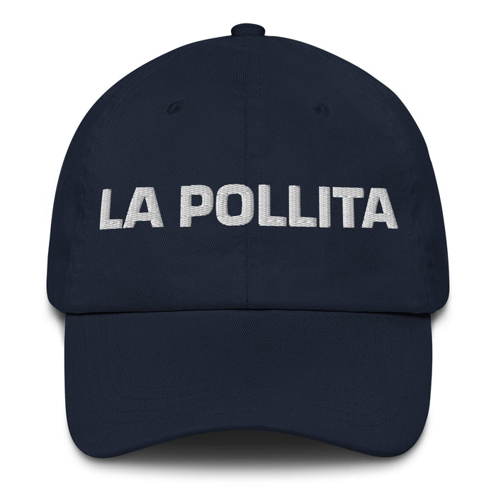 La Pollita The Chick The Rooster Mexican Spanish Pride Gift Regalo Dad Hat Mexicada Navy