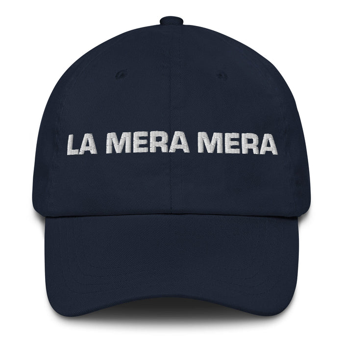 La Mera Mera Mexican Spanish Pride Gift Regalo Dad Hat Mexicada Navy