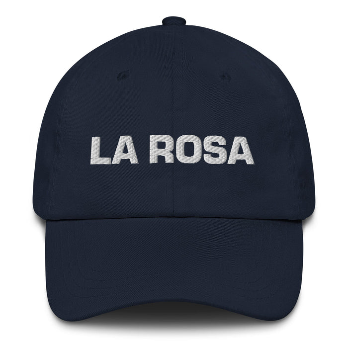 La Rosa The Rose Mexican Spanish Pride Gift Regalo Dad Hat Mexicada Navy