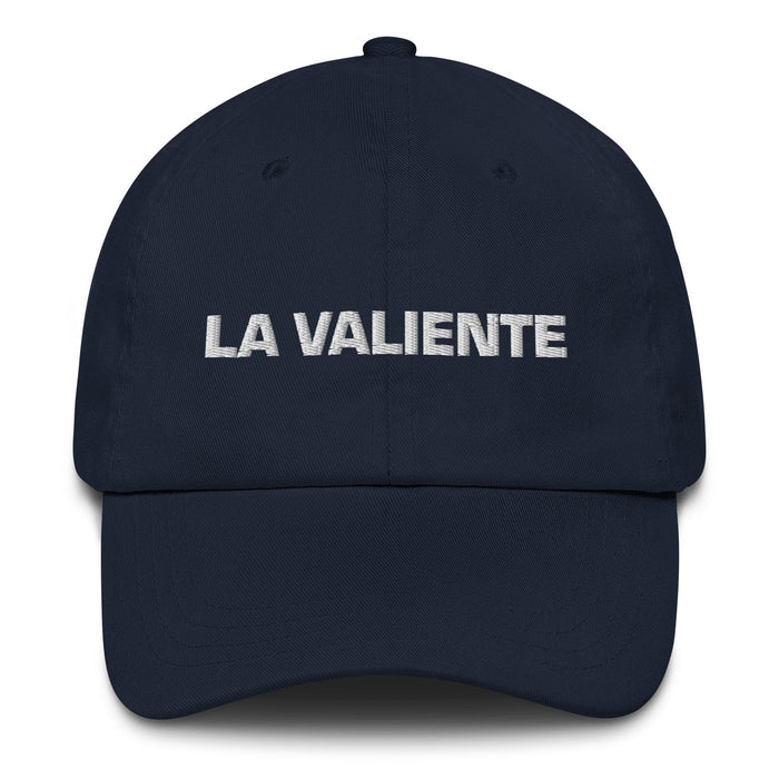 La Valiente The Brave One Mexican Spanish Pride Gift Regalo Dad Hat Mexicada Navy