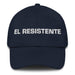 El Resistente The Resistent One Mexican Spanish Pride Gift Regalo Dad Hat Mexicada Navy