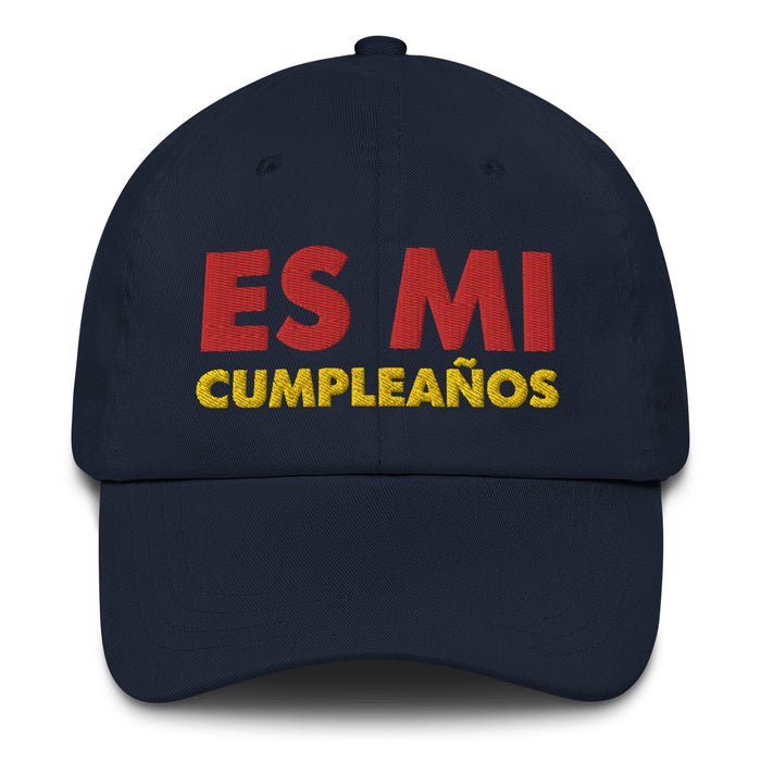 Embroidered Es Mi Cumpleanos It's My Birthday Funny Party Supplies Dad Hat Mexicada Navy