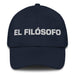 El Filósofo The Philosopher Mexican Spanish Pride Gift Regalo Dad Hat Mexicada Navy