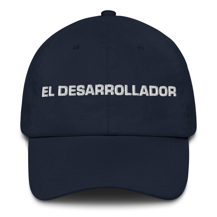 El Desarrollador The Developer Mexican Spanish Pride Gift Regalo Dad Hat Mexicada Navy