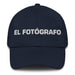 El Fotógrafo The Photographer Mexican Spanish Pride Gift Regalo Dad Hat Mexicada Navy