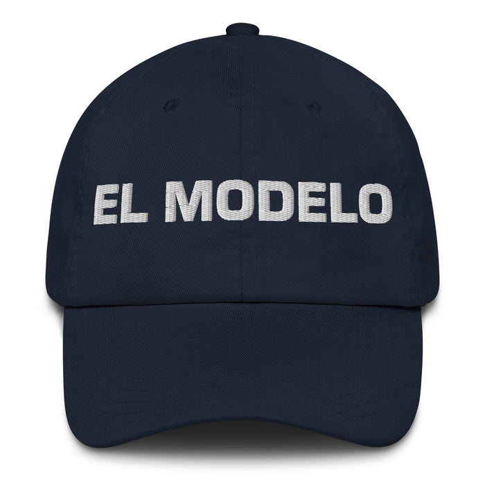 El Modelo The Model Mexican Spanish Pride Gift Regalo Dad Hat Mexicada Navy