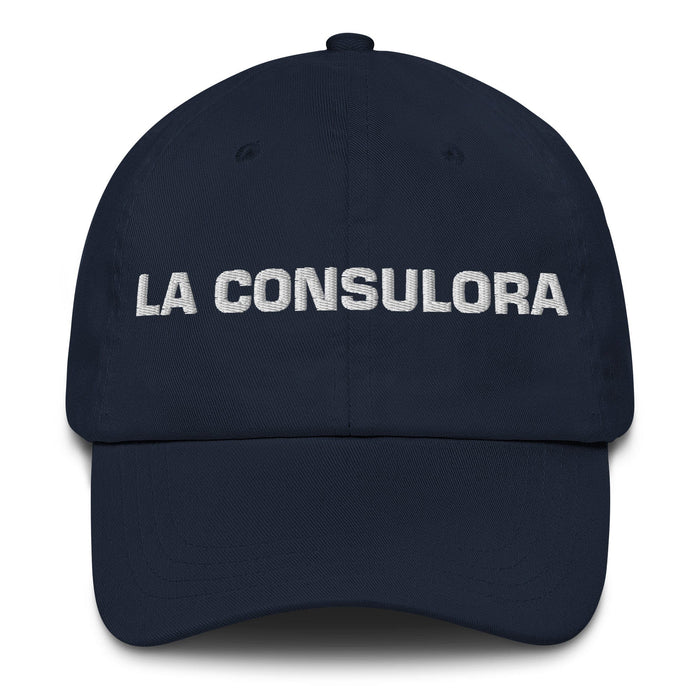 La Consulora The Consultant Mexican Spanish Pride Gift Regalo Dad Hat Mexicada Navy