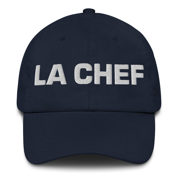 La Chef The Chef Mexican Spanish Pride Gift Regalo Dad Hat Mexicada Navy