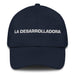 La Desarrolladora The Developer Mexican Spanish Pride Gift Regalo Dad Hat Mexicada Navy