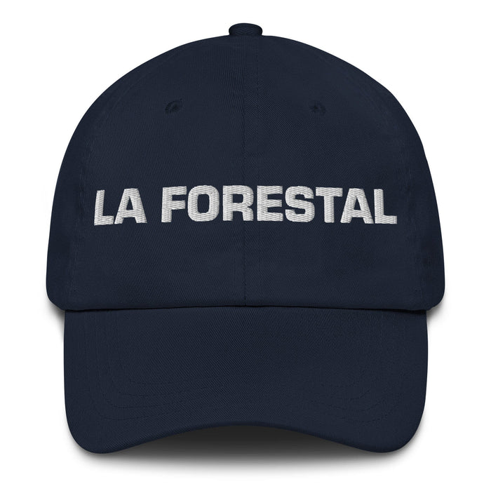 La Forestal The Forester Mexican Spanish Pride Gift Regalo Dad Hat Mexicada Navy