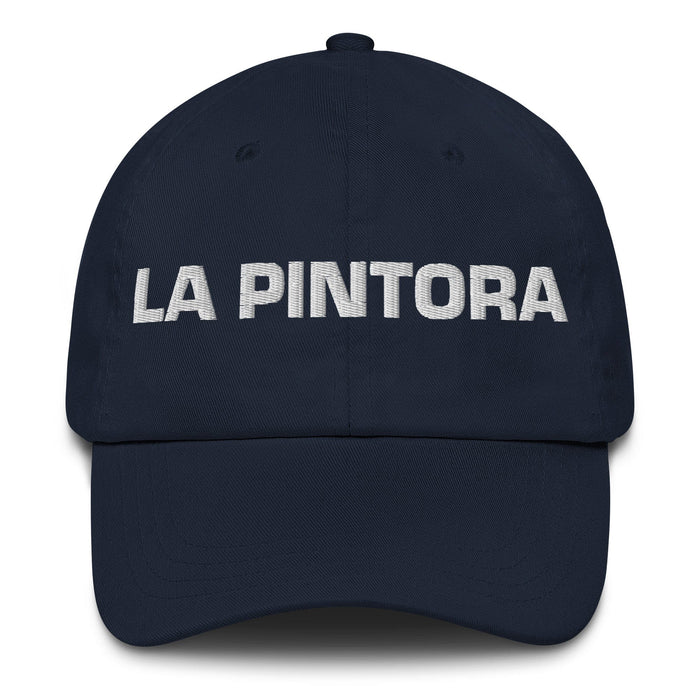 La Pintora The Painter Mexican Spanish Pride Gift Regalo Dad Hat Mexicada Navy