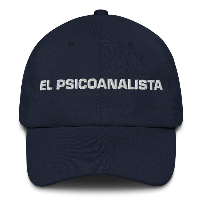 El Psicoanalista The Psychoanalyst Mexican Spanish Pride Gift Regalo Dad Hat Mexicada Navy