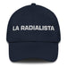 La Radialista The Radio Broadcaster Mexican Spanish Pride Gift Regalo Dad Hat Mexicada Navy