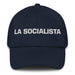 La Socialista The Socialist Mexican Spanish Pride Gift Regalo Dad Hat Mexicada Navy