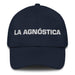 La Agnóstica The Agnostic Mexican Spanish Pride Gift Regalo Dad Hat Mexicada Navy