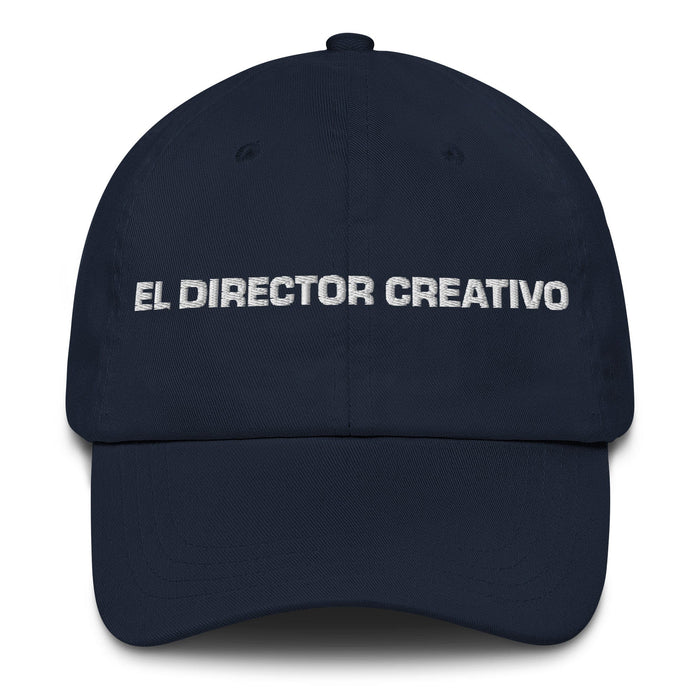 El Director Creativo The Creative Director Mexican Spanish Pride Gift Regalo Dad Hat Mexicada Navy