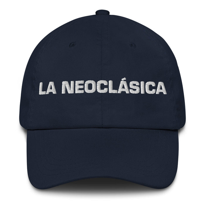 La Neoclásica The Neoclassic Mexican Spanish Pride Gift Regalo Dad Hat Mexicada Navy