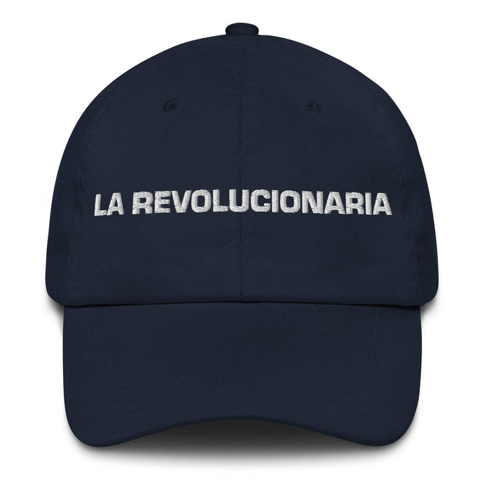 La Revolucionaria The Revolutionary Mexican Spanish Pride Gift Regalo Dad Hat Mexicada Navy