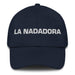 La Nadadora The Swimmer Mexican Spanish Pride Gift Regalo Dad Hat Mexicada Navy