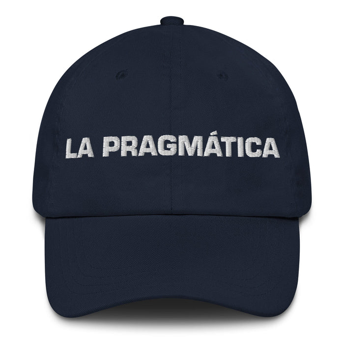 La Pragmática The Pragmatist Mexican Spanish Pride Gift Regalo Dad Hat Mexicada Navy