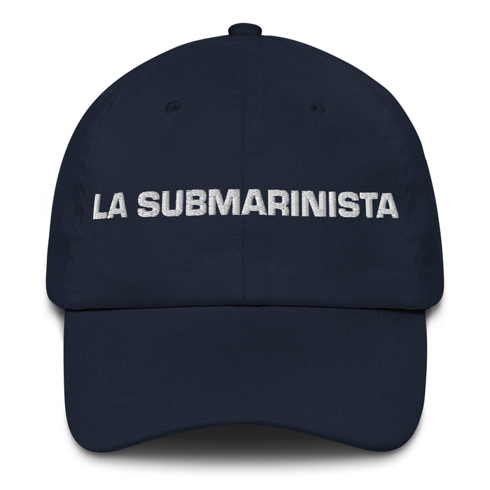 La Submarinista The Scuba Diver Mexican Spanish Pride Gift Regalo Dad Hat Mexicada Navy