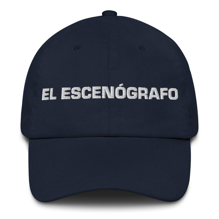 El Escenógrafo The Set Designer Mexican Spanish Pride Gift Regalo Dad Hat Mexicada Navy