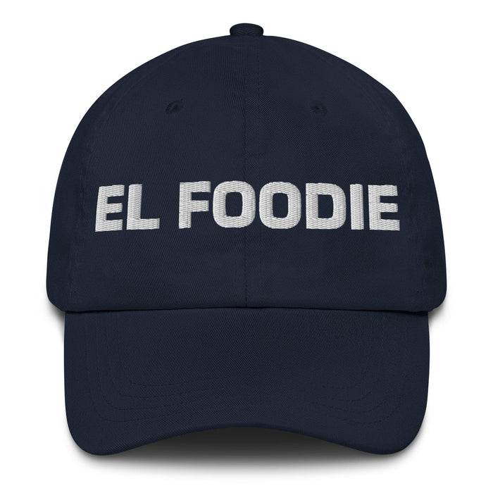 El Foodie The Foodie Mexican Spanish Pride Gift Regalo Dad Hat Mexicada Navy