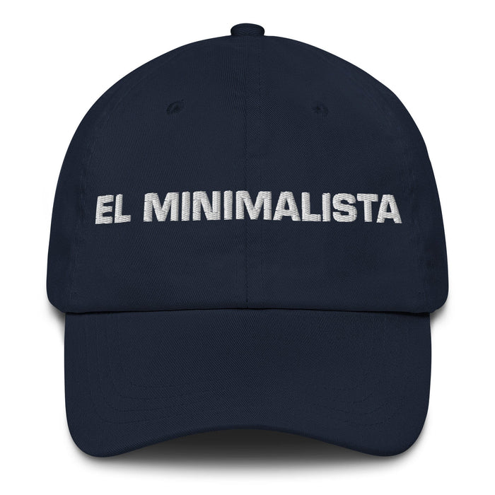 El Minimalista The Minimalist Mexican Spanish Pride Gift Regalo Dad Hat Mexicada Navy