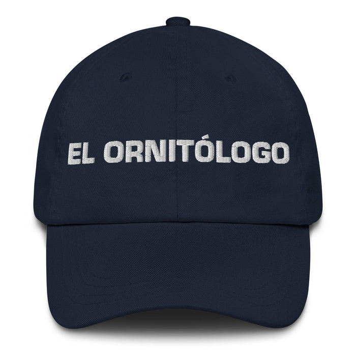 El Ornitólogo The Birdwatcher Mexican Spanish Pride Gift Regalo Dad Hat Mexicada Navy