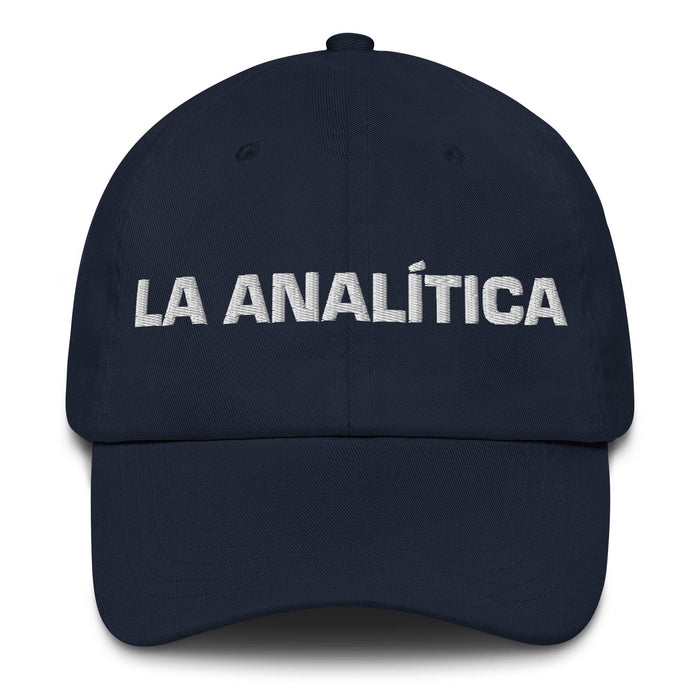 La Analítica The Analytic Mexican Spanish Pride Gift Regalo Dad Hat Mexicada Navy