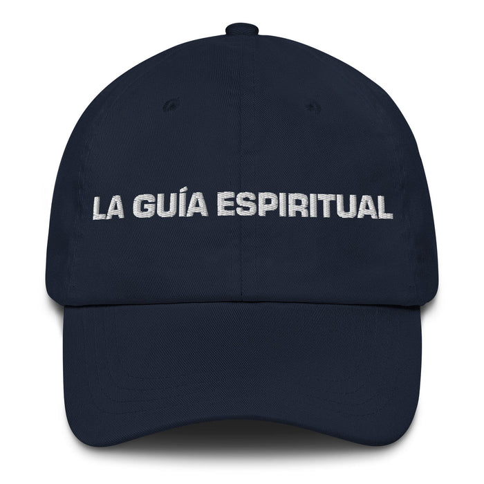 La Guía Espiritual The Spiritual Guide Mexican Spanish Pride Gift Regalo Dad Hat Mexicada Navy