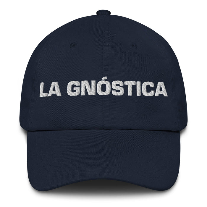 La Gnóstica The Gnostic Mexican Spanish Pride Gift Regalo Dad Hat Mexicada Navy