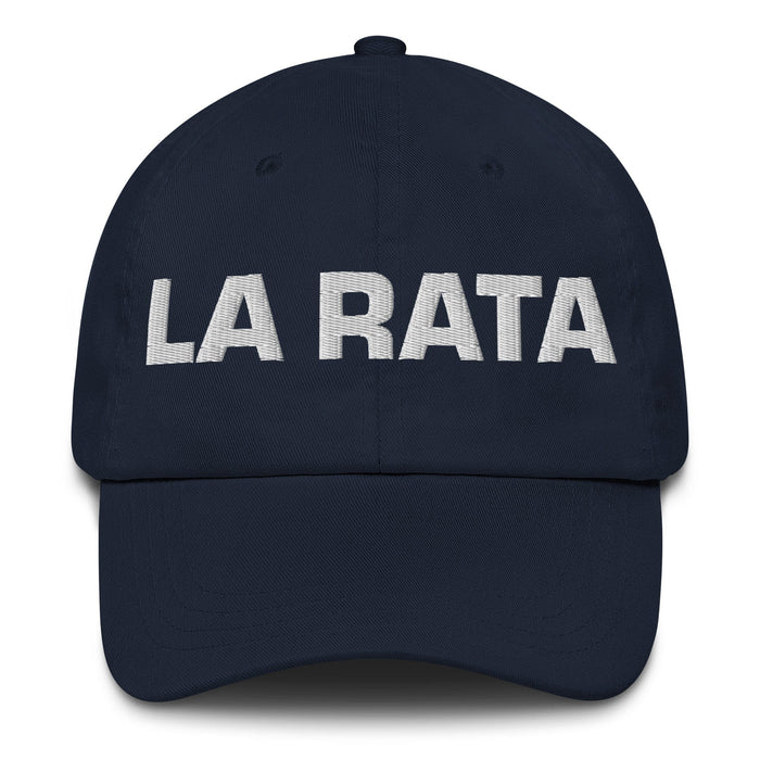 La Rata The Rat Mexican Spanish Pride Gift Regalo Dad Hat Mexicada Navy