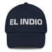 El Indio The Indian Mexican Spanish Pride Gift Regalo Dad Hat Mexicada Navy